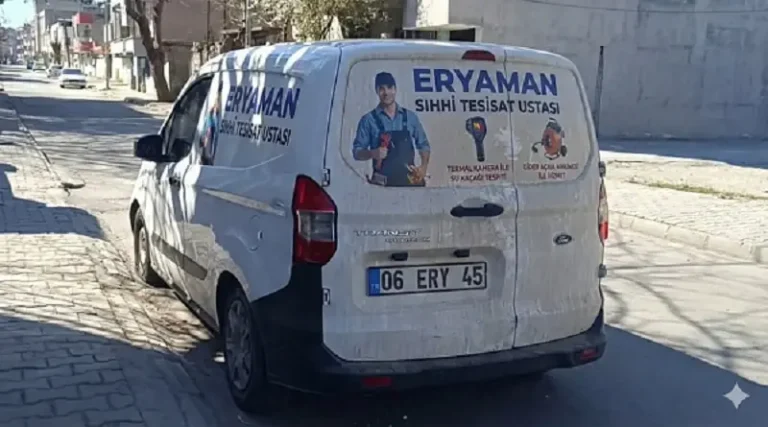Eryaman tesisatçı hizmeti için Akay Tesisat servis aracı